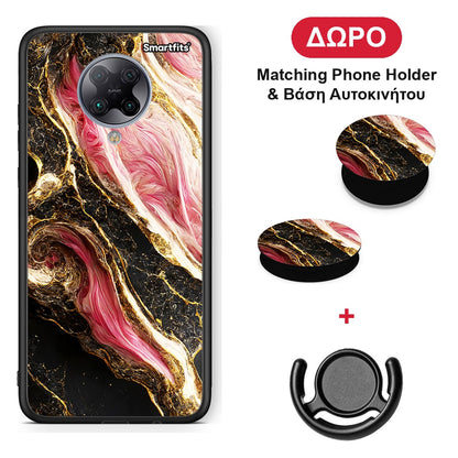 Glamorous Pink Marble - Xiaomi Poco F2 Pro θήκη + Δώρο Phone Holder & Βάση Αυτοκινήτου