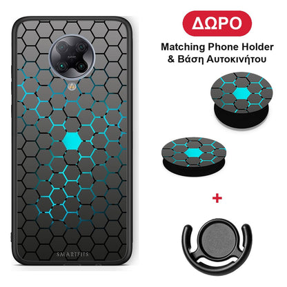 Geometric Hexagonal - Xiaomi Poco F2 Pro θήκη + Δώρο Phone Holder & Βάση Αυτοκινήτου