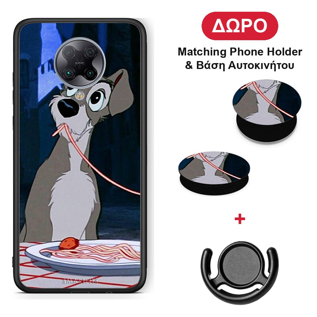 Lady And Tramp 1 - Xiaomi Poco F2 Pro θήκη + Δώρο Phone Holder & Βάση Αυτοκινήτου