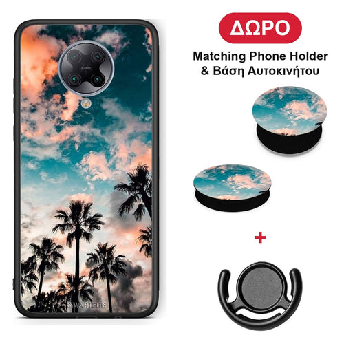 Summer Sky - Xiaomi Poco F2 Pro θήκη + Δώρο Phone Holder & Βάση Αυτοκινήτου