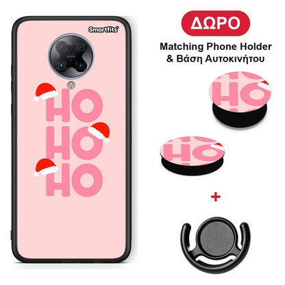 Xmas Ho Ho Ho - Xiaomi Poco F2 Pro θήκη + Δώρο Phone Holder & Βάση Αυτοκινήτου