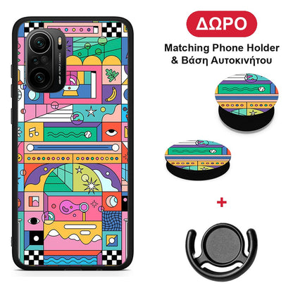 Bubbles Soap - Xiaomi Poco F3 θήκη + Δώρο Phone Holder & Βάση Αυτοκινήτου