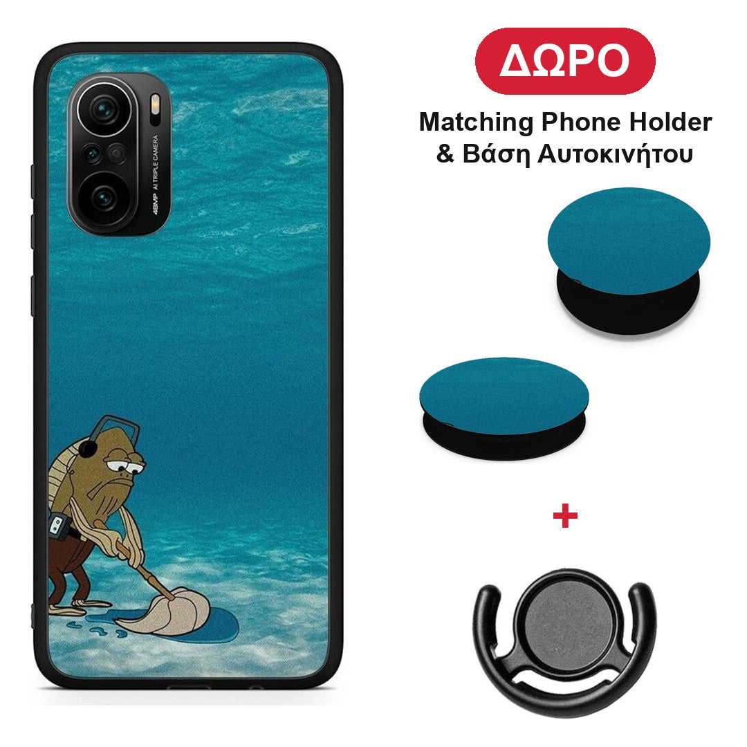 Clean The Ocean - Xiaomi Poco F3 θήκη + Δώρο Phone Holder & Βάση Αυτοκινήτου