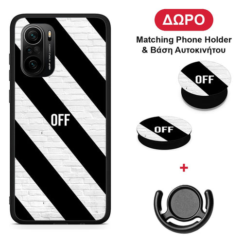 Get Off - Xiaomi Poco F3 θήκη + Δώρο Phone Holder & Βάση Αυτοκινήτου