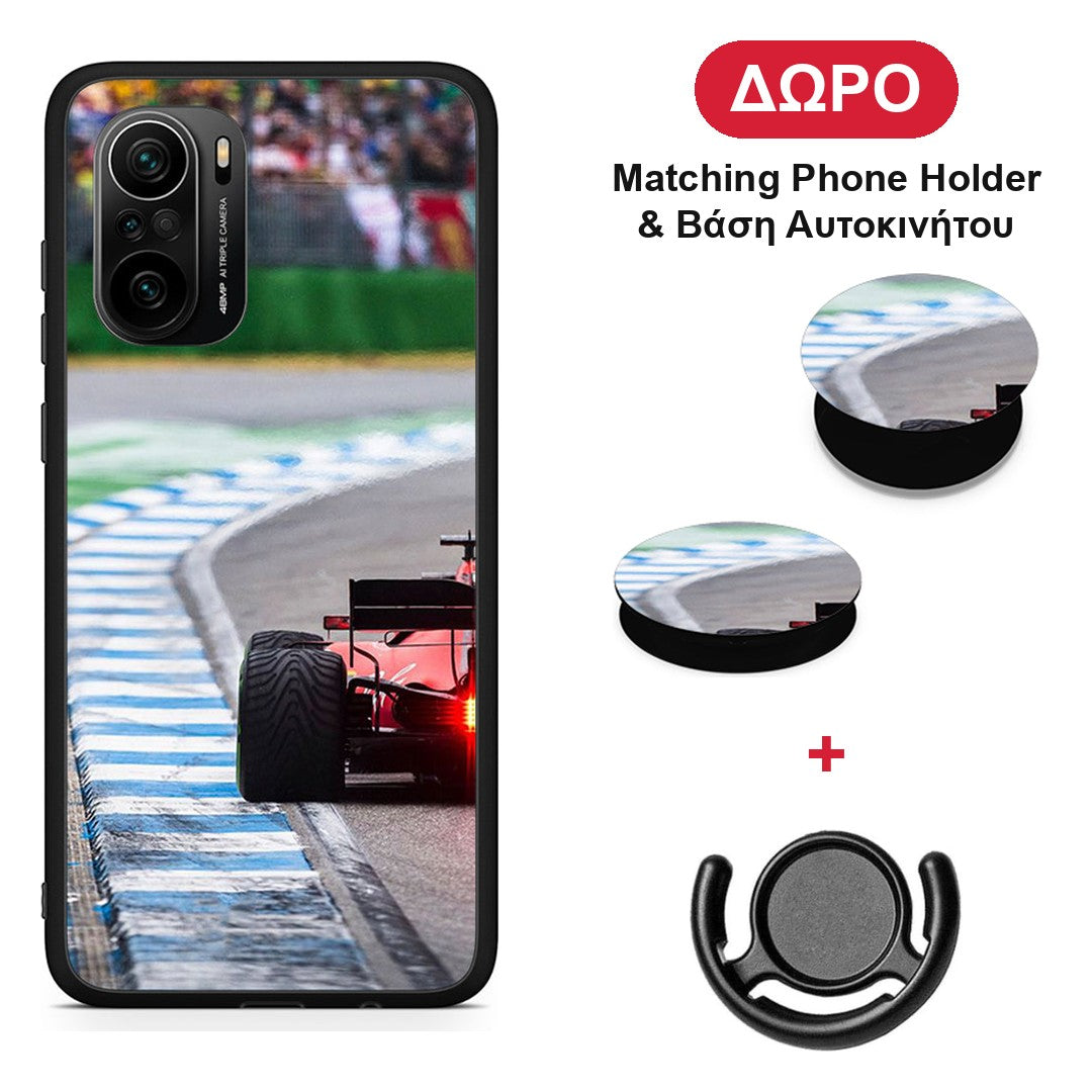 Racing Vibes - Xiaomi Poco F3 θήκη + Δώρο Phone Holder & Βάση Αυτοκινήτου