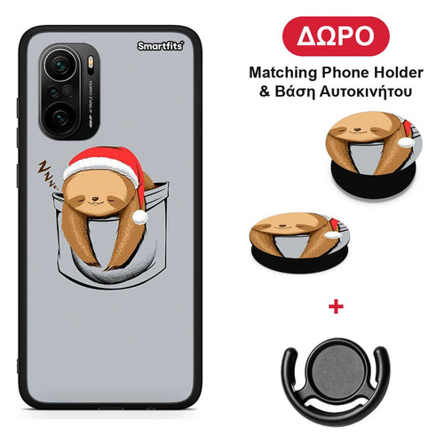Xmas Zzzz - Xiaomi Poco F3 θήκη + Δώρο Phone Holder & Βάση Αυτοκινήτου