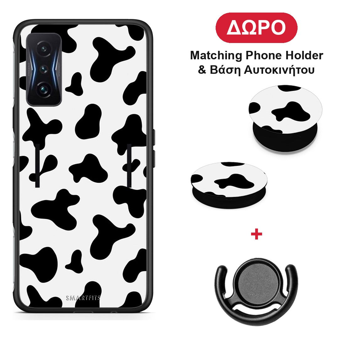 Cow Print - Xiaomi Poco F4 GT θήκη + Δώρο Phone Holder & Βάση Αυτοκινήτου