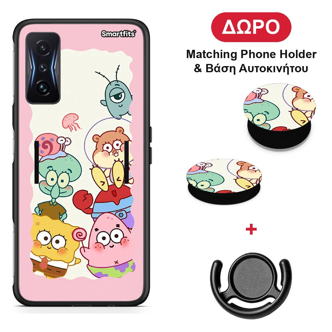 Cute Companion - Xiaomi Poco F4 GT θήκη + Δώρο Phone Holder & Βάση Αυτοκινήτου