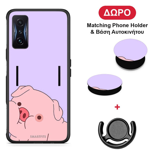 Pig Love 2 - Xiaomi Poco F4 GT θήκη + Δώρο Phone Holder & Βάση Αυτοκινήτου