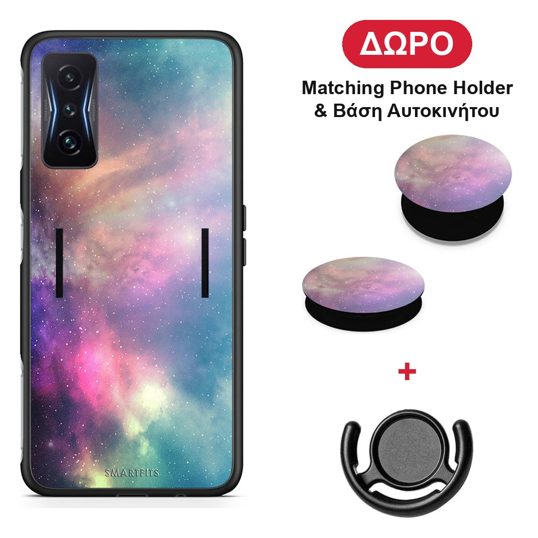 Galactic Rainbow - Xiaomi Poco F4 GT θήκη + Δώρο Phone Holder & Βάση Αυτοκινήτου