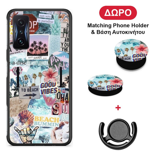 Summer Vibes - Xiaomi Poco F4 GT θήκη + Δώρο Phone Holder & Βάση Αυτοκινήτου