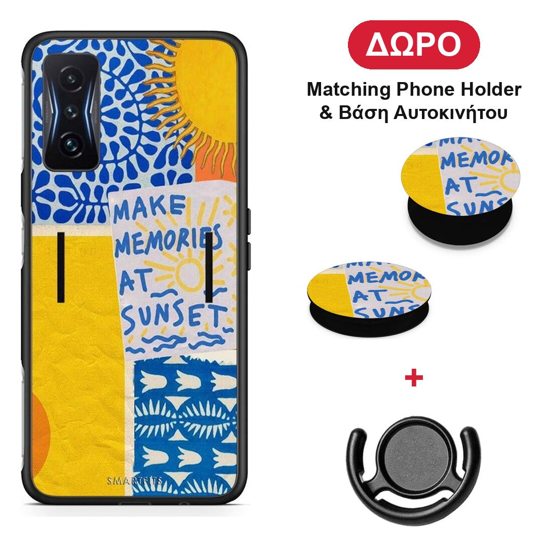 Sunset Memories - Xiaomi Poco F4 GT θήκη + Δώρο Phone Holder & Βάση Αυτοκινήτου