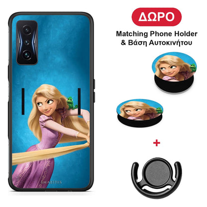 Tangled 2 - Xiaomi Poco F4 GT θήκη + Δώρο Phone Holder & Βάση Αυτοκινήτου