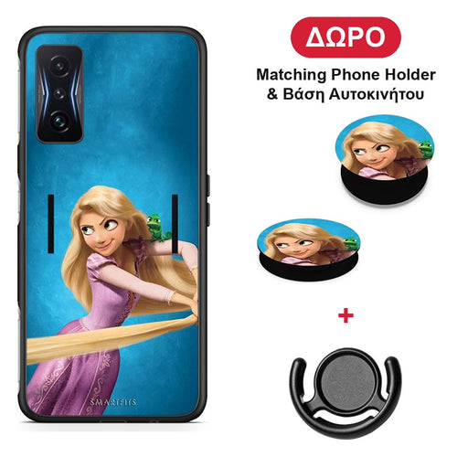 Tangled 2 - Xiaomi Poco F4 GT θήκη + Δώρο Phone Holder & Βάση Αυτοκινήτου
