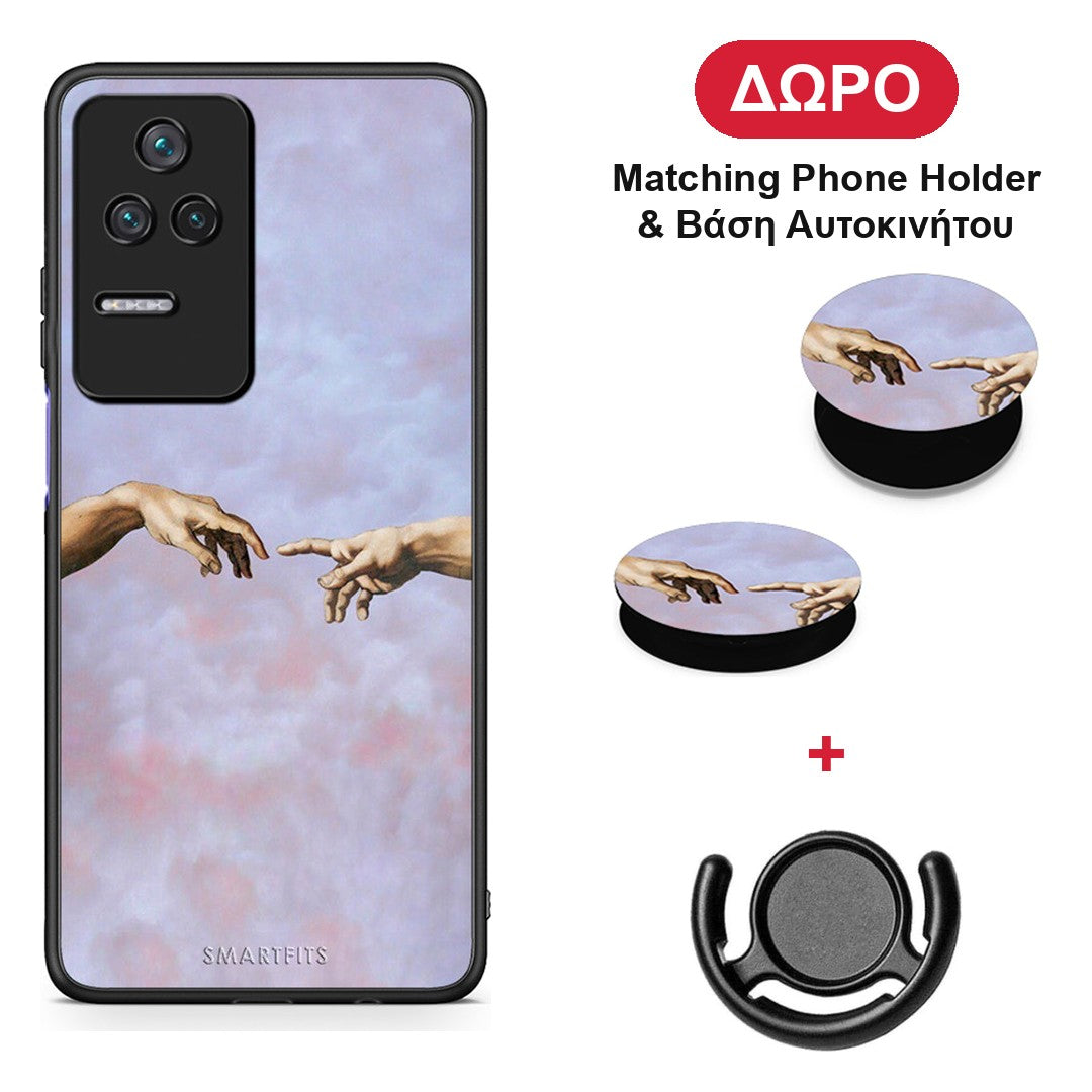 Adam Hand - Xiaomi Poco F4 / Redmi K40S θήκη + Δώρο Phone Holder & Βάση Αυτοκινήτου