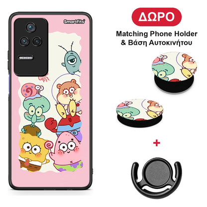 Cute Companion - Xiaomi Poco F4 / Redmi K40S θήκη + Δώρο Phone Holder & Βάση Αυτοκινήτου