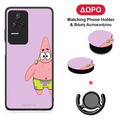 Friends Patrick - Xiaomi Poco F4 / Redmi K40S θήκη + Δώρο Phone Holder & Βάση Αυτοκινήτου