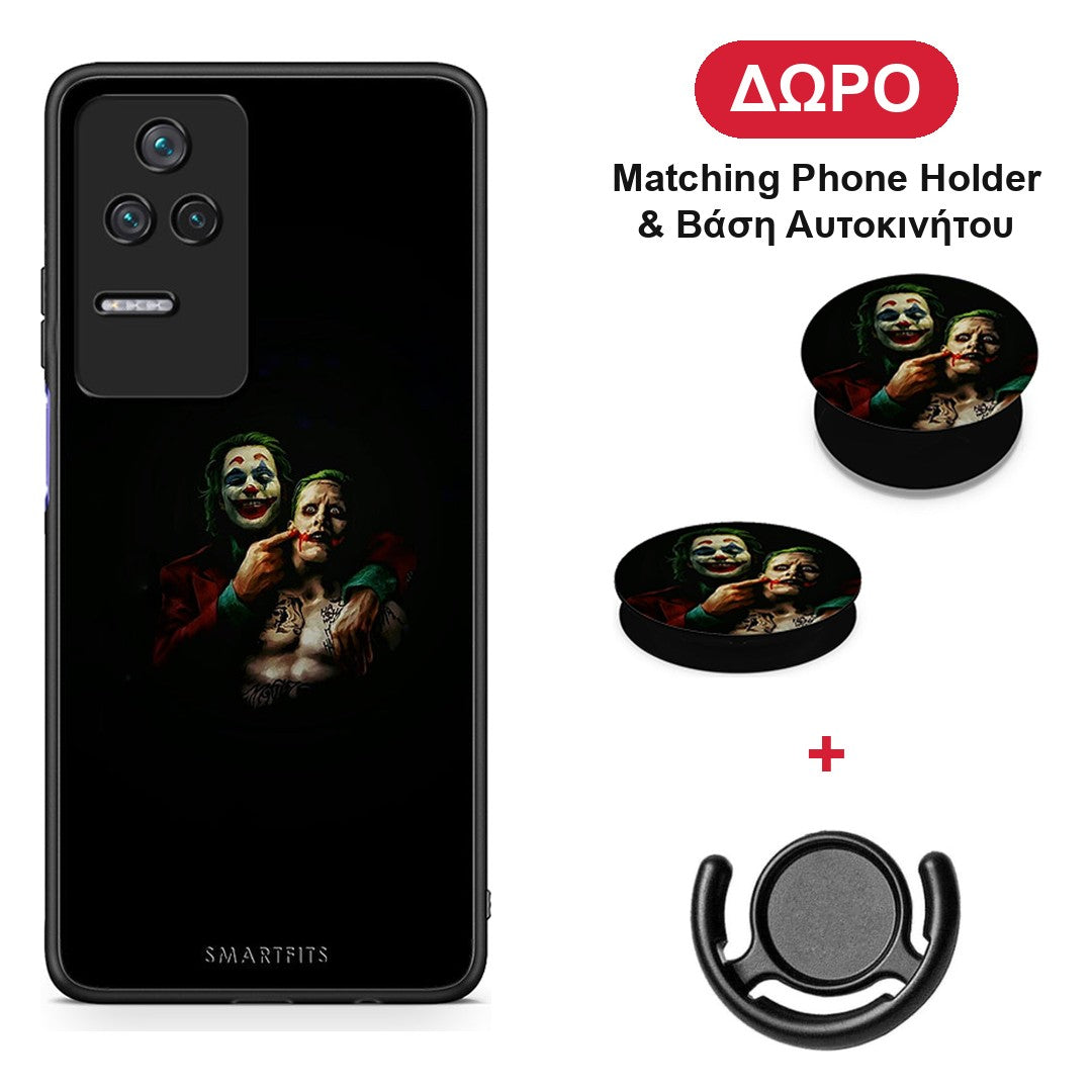Hero Clown - Xiaomi Poco F4 / Redmi K40S θήκη + Δώρο Phone Holder & Βάση Αυτοκινήτου