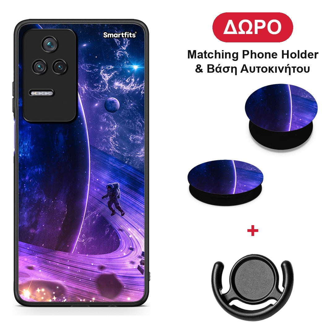 Lost Astronaut - Xiaomi Poco F4 / Redmi K40S θήκη + Δώρο Phone Holder & Βάση Αυτοκινήτου