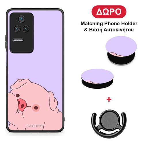 Pig Love 2 - Xiaomi Poco F4 / Redmi K40S θήκη + Δώρο Phone Holder & Βάση Αυτοκινήτου