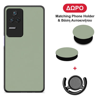 Sage Green - Xiaomi Poco F4 / Redmi K40S θήκη + Δώρο Phone Holder & Βάση Αυτοκινήτου