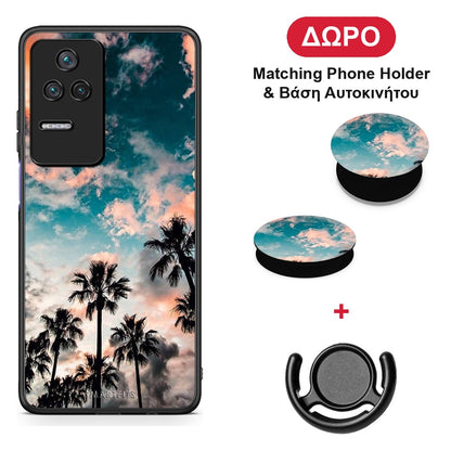 Summer Sky - Xiaomi Poco F4 / Redmi K40S θήκη + Δώρο Phone Holder & Βάση Αυτοκινήτου