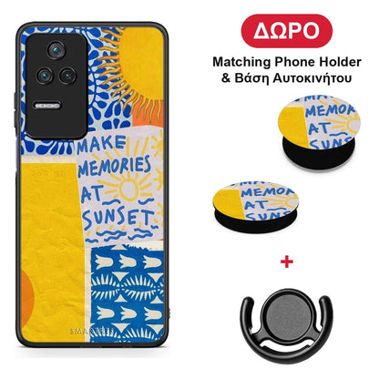 Sunset Memories - Xiaomi Poco F4 / Redmi K40S θήκη + Δώρο Phone Holder & Βάση Αυτοκινήτου