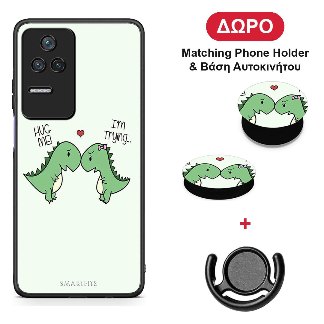Valentine Rex - Xiaomi Poco F4 / Redmi K40S θήκη + Δώρο Phone Holder & Βάση Αυτοκινήτου