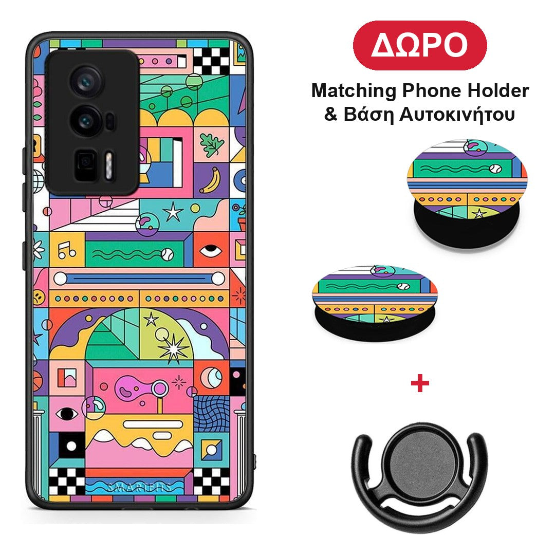Bubbles Soap - Xiaomi Poco F5 Pro / Redmi K60 Pro θήκη + Δώρο Phone Holder & Βάση Αυτοκινήτου