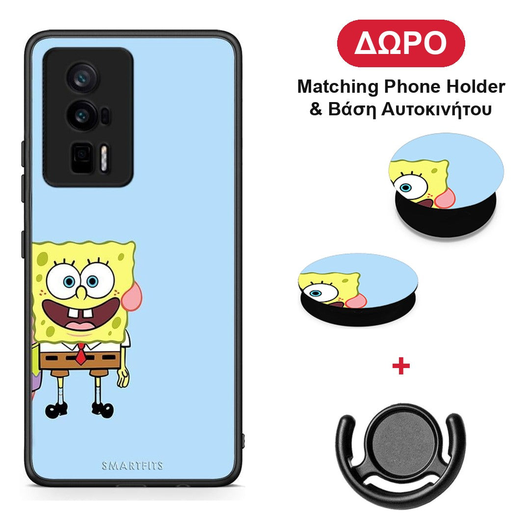 Friends Bob - Xiaomi Poco F5 Pro / Redmi K60 Pro θήκη + Δώρο Phone Holder & Βάση Αυτοκινήτου