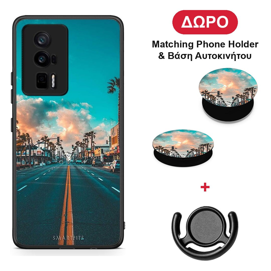 Landscape City - Xiaomi Poco F5 Pro / Redmi K60 Pro θήκη + Δώρο Phone Holder & Βάση Αυτοκινήτου