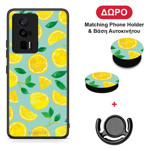 Lemons - Xiaomi Poco F5 Pro / Redmi K60 Pro θήκη + Δώρο Phone Holder & Βάση Αυτοκινήτου