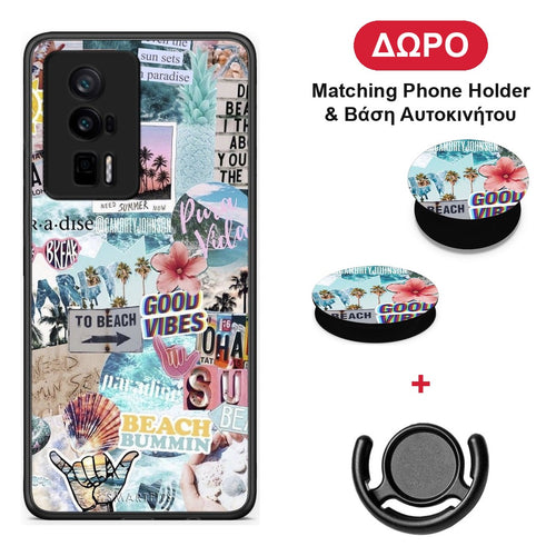 Summer Vibes - Xiaomi Poco F5 Pro / Redmi K60 Pro θήκη + Δώρο Phone Holder & Βάση Αυτοκινήτου