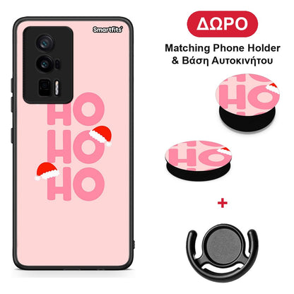 Xmas Ho Ho Ho - Xiaomi Poco F5 Pro / Redmi K60 Pro θήκη + Δώρο Phone Holder & Βάση Αυτοκινήτου