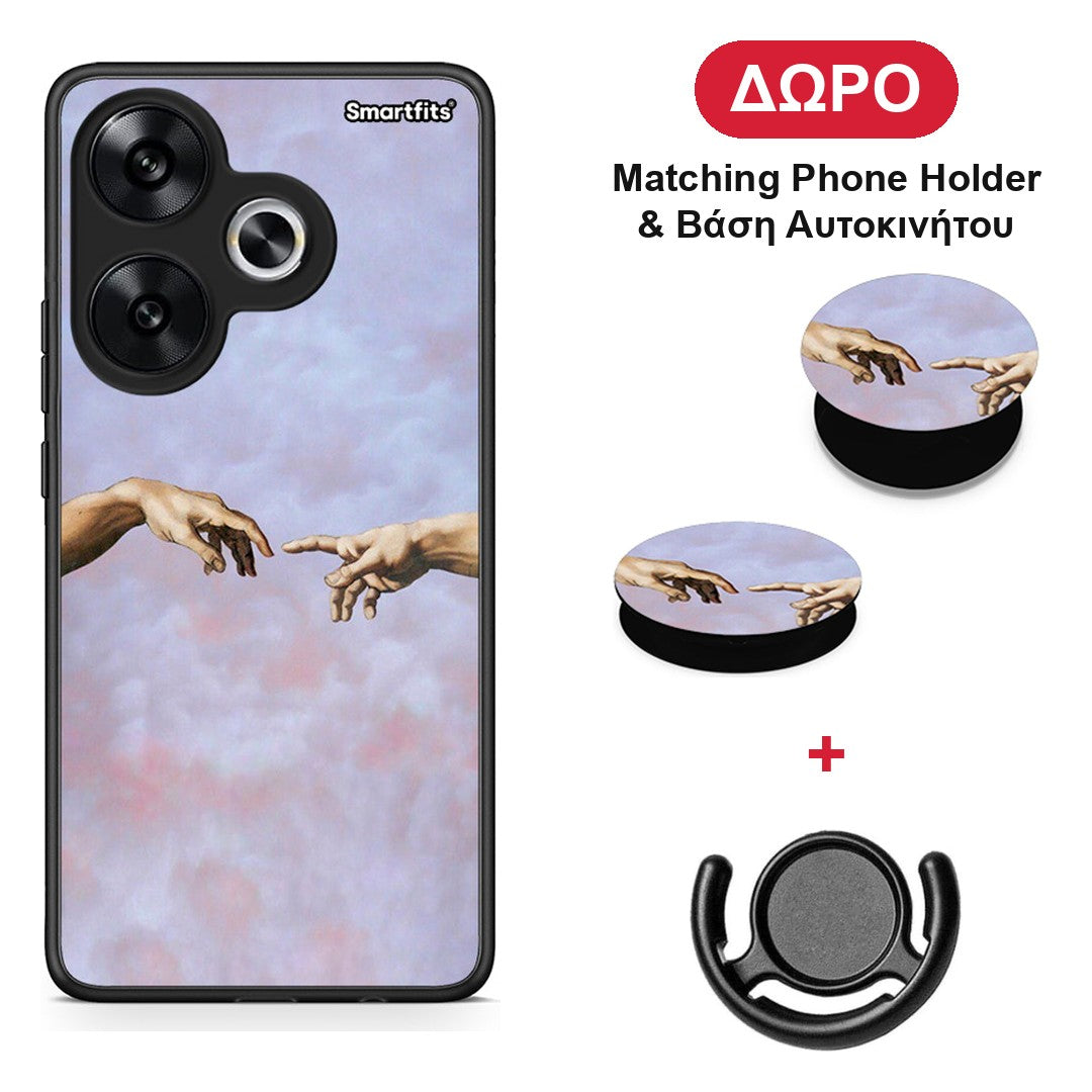 Adam Hand - Xiaomi Poco F6 θήκη + Δώρο Phone Holder & Βάση Αυτοκινήτου