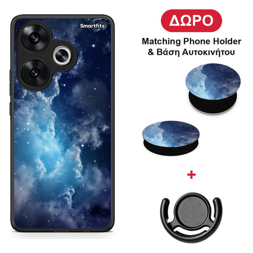 Galactic Blue Sky - Xiaomi Poco F6 θήκη + Δώρο Phone Holder & Βάση Αυτοκινήτου