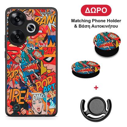 PopArt OMG - Xiaomi Poco F6 θήκη + Δώρο Phone Holder & Βάση Αυτοκινήτου