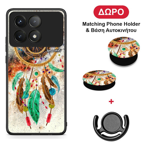 Boho DreamCatcher - Xiaomi Poco F6 Pro 5G θήκη + Δώρο Phone Holder & Βάση Αυτοκινήτου