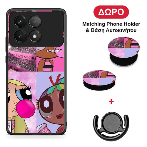 Bubble Girls - Xiaomi Poco F6 Pro 5G θήκη + Δώρο Phone Holder & Βάση Αυτοκινήτου
