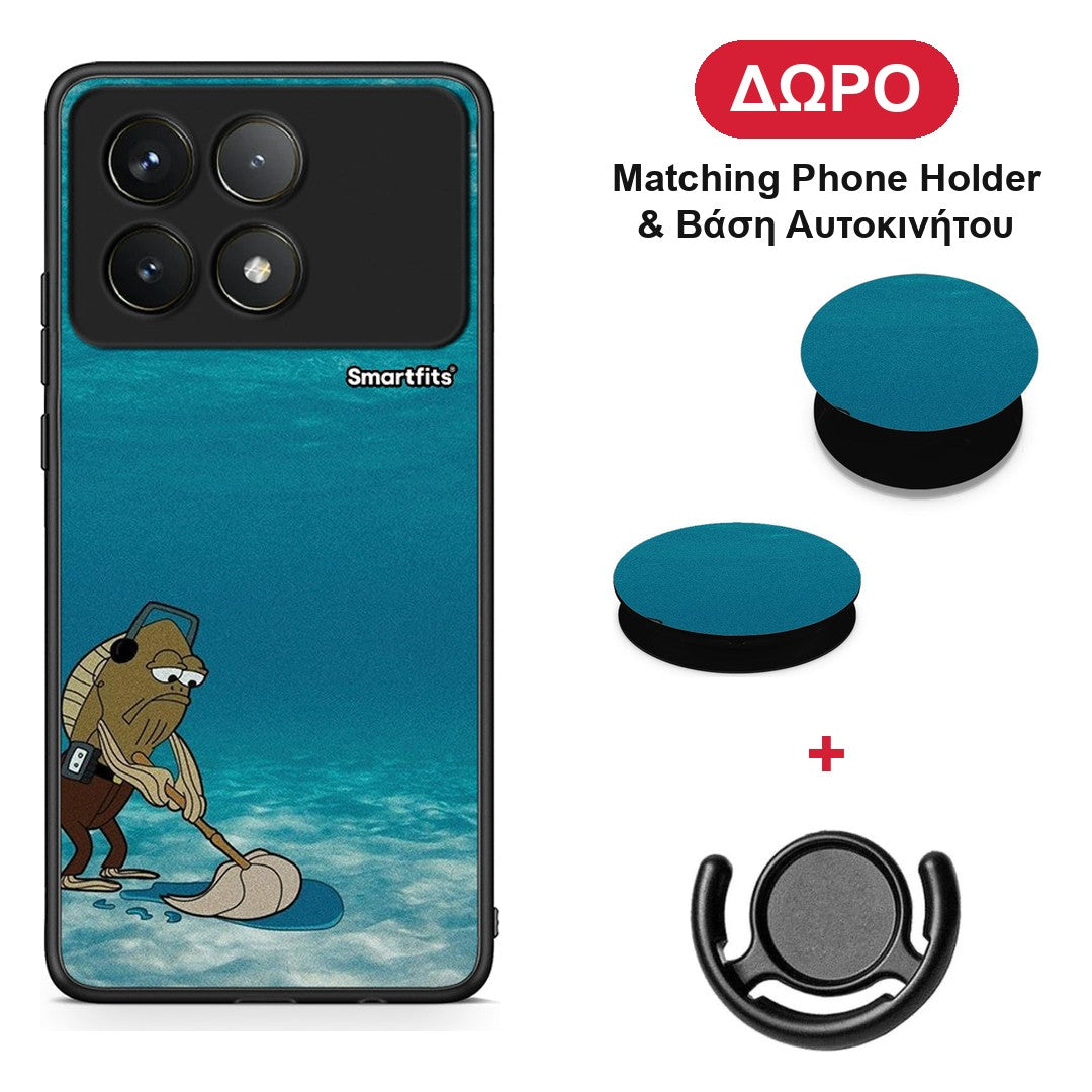 Clean The Ocean - Xiaomi Poco F6 Pro 5G θήκη + Δώρο Phone Holder & Βάση Αυτοκινήτου