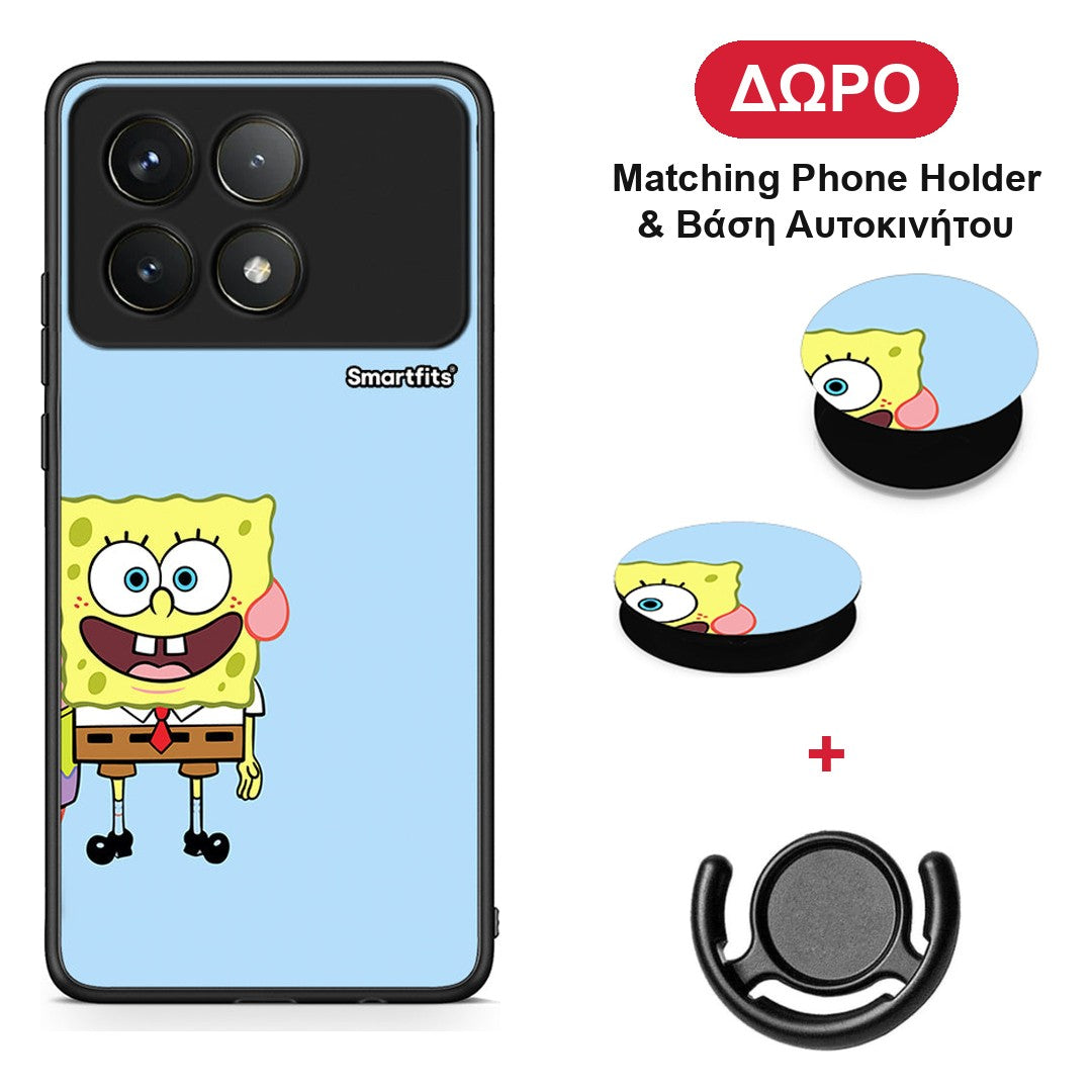 Friends Bob - Xiaomi Poco F6 Pro 5G θήκη + Δώρο Phone Holder & Βάση Αυτοκινήτου