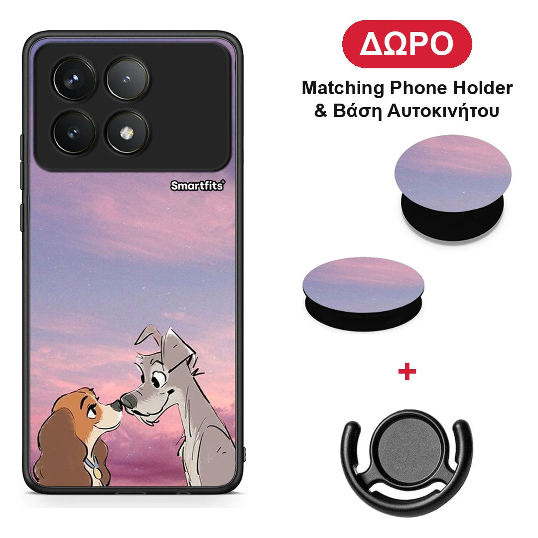 Lady And Tramp - Xiaomi Poco F6 Pro 5G θήκη + Δώρο Phone Holder & Βάση Αυτοκινήτου