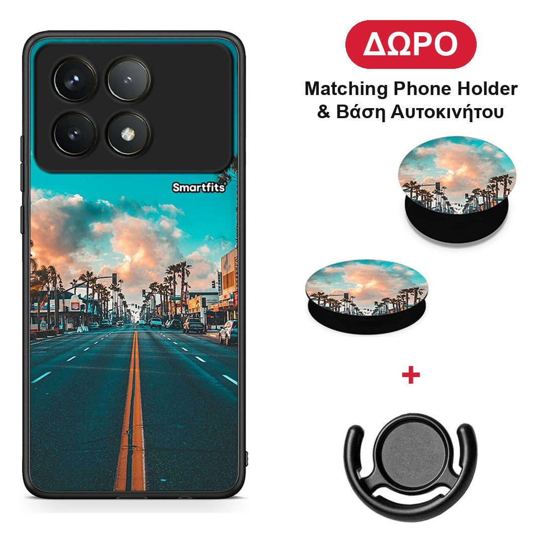 Landscape City - Xiaomi Poco F6 Pro 5G θήκη + Δώρο Phone Holder & Βάση Αυτοκινήτου