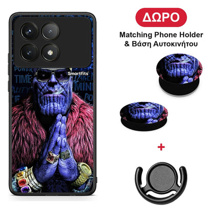 PopArt Thanos - Xiaomi Poco F6 Pro 5G θήκη + Δώρο Phone Holder & Βάση Αυτοκινήτου