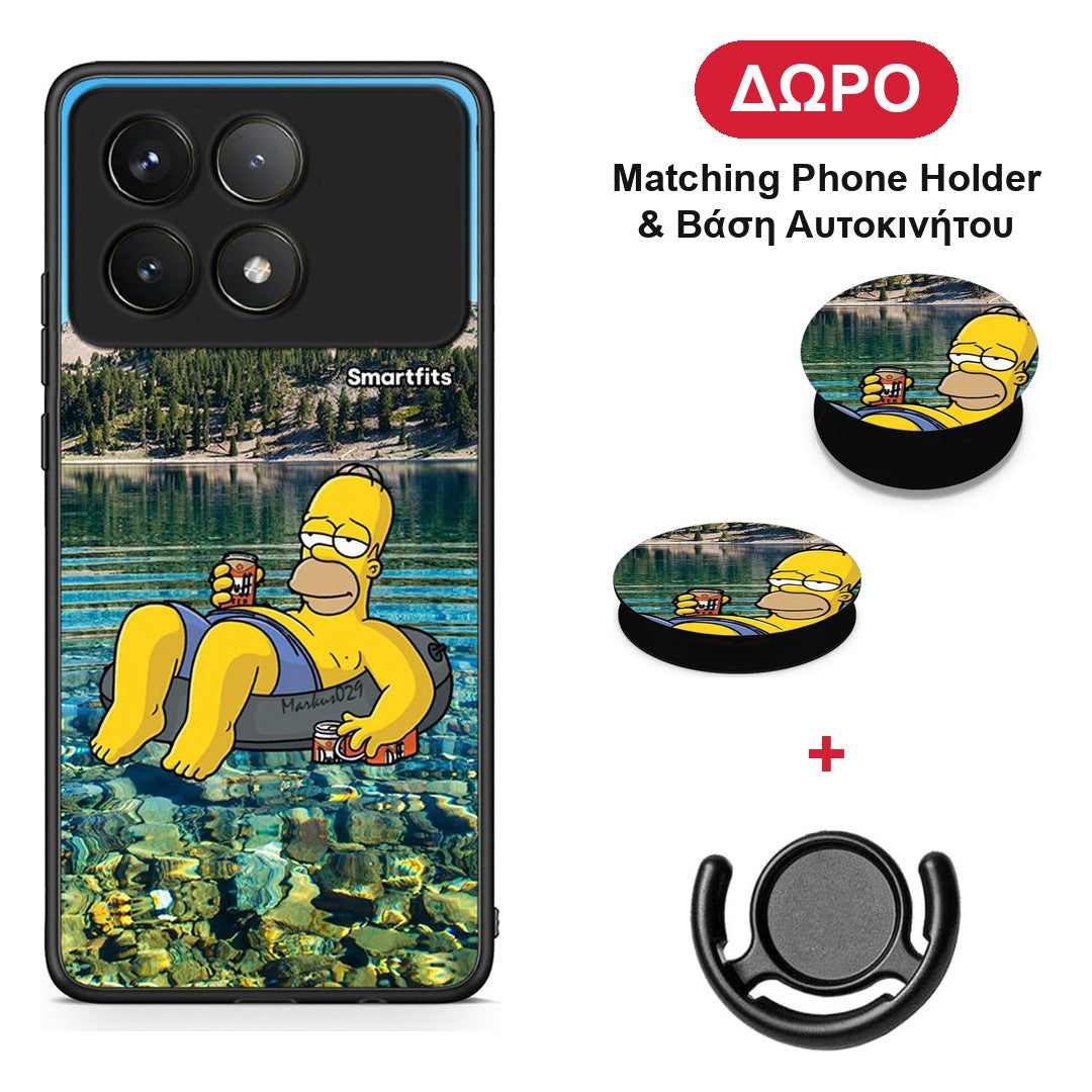 Summer Happiness - Xiaomi Poco F6 Pro 5G θήκη + Δώρο Phone Holder & Βάση Αυτοκινήτου