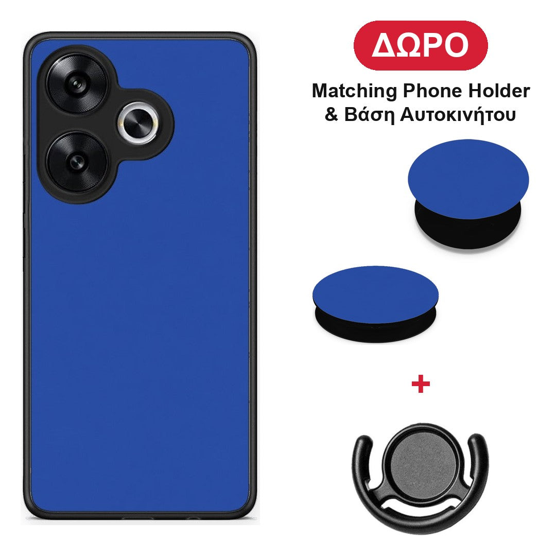 Royal Blue - Xiaomi Poco F6 θήκη + Δώρο Phone Holder & Βάση Αυτοκινήτου