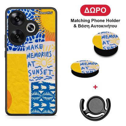 Sunset Memories - Xiaomi Poco F6 θήκη + Δώρο Phone Holder & Βάση Αυτοκινήτου