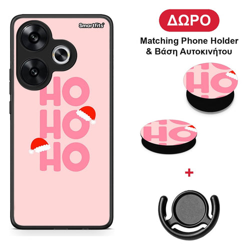 Xmas Ho Ho Ho - Xiaomi Poco F6 θήκη + Δώρο Phone Holder & Βάση Αυτοκινήτου
