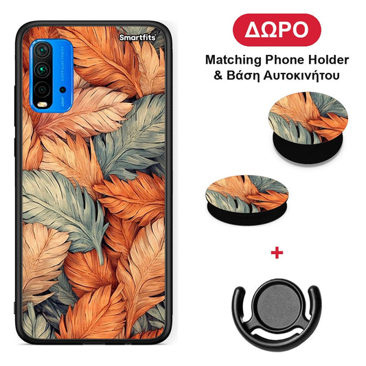 Autumn Leaves - Xiaomi Poco M3 θήκη + Δώρο Phone Holder & Βάση Αυτοκινήτου