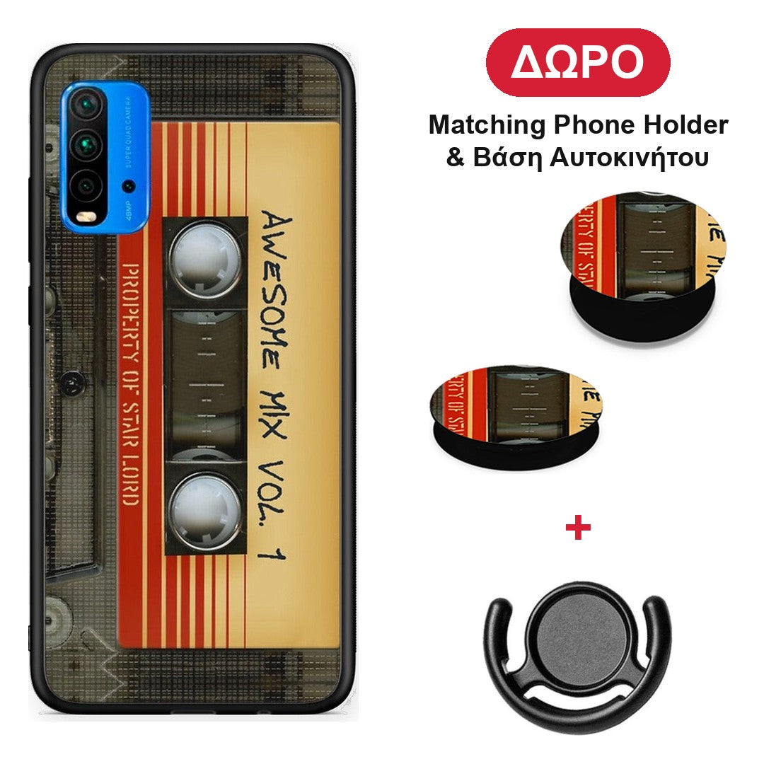 Awesome Mix - Xiaomi Poco M3 θήκη + Δώρο Phone Holder & Βάση Αυτοκινήτου